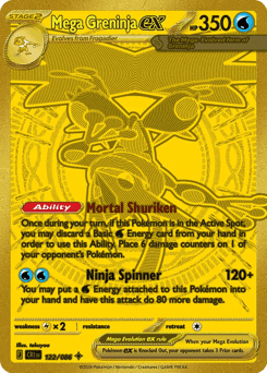 Mega Greninja ex - Holofoil