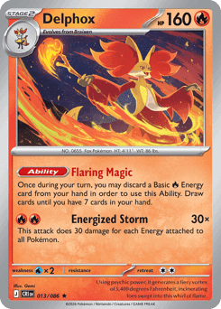 Delphox - Reverse Holofoil