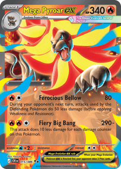 Mega Pyroar ex - Holofoil