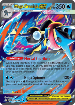 Mega Greninja ex - Holofoil