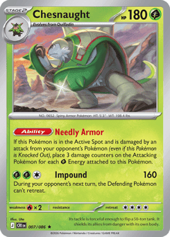 Chesnaught - Reverse Holofoil