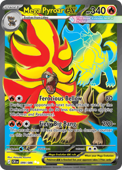 Mega Pyroar ex - Holofoil