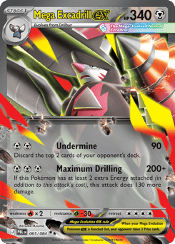 Mega Excadrill ex - Holofoil