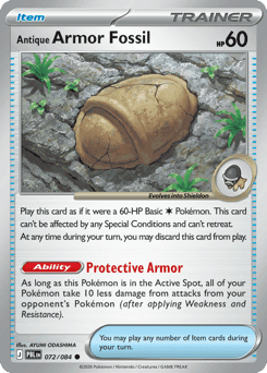 Antique Armor Fossil - Normal