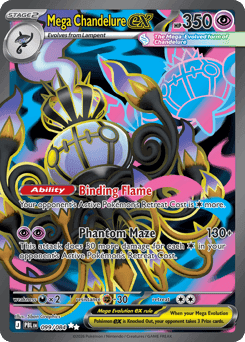Mega Chandelure ex - Holofoil