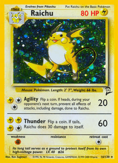 Raichu - Holofoil