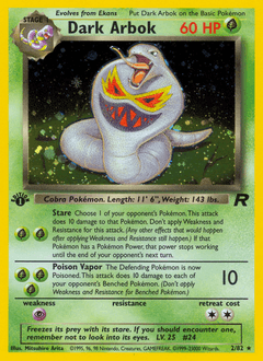 Dark Arbok - Unlimited Holofoil