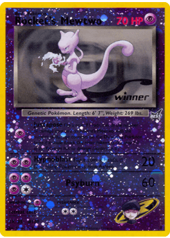 Rocket's Mewtwo - Reverse Holofoil