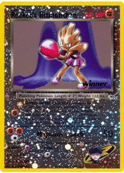 Rocket's Hitmonchan - Reverse Holofoil