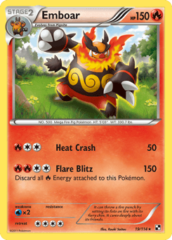 Emboar - Reverse Holofoil