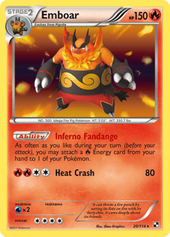 Emboar - Reverse Holofoil