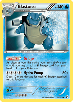 Blastoise - Reverse Holofoil