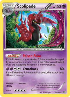 Scolipede - Reverse Holofoil