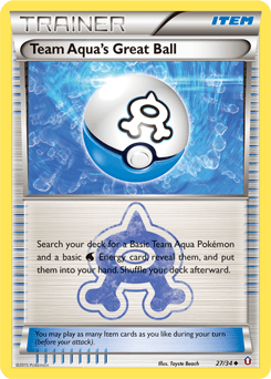 Team Aqua's Great Ball - Normal