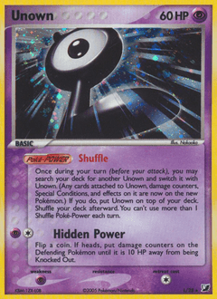 Unown - Holofoil