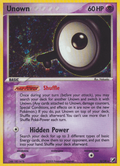 Unown - Holofoil