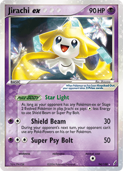 Jirachi ex - Holofoil