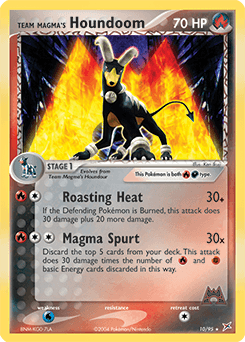 Team Magma's Houndoom - Reverse Holofoil