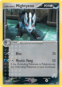 Team Aqua's Mightyena - Normal