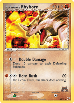 Team Magma's Rhyhorn - Normal