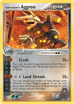 Team Magma's Aggron - Reverse Holofoil