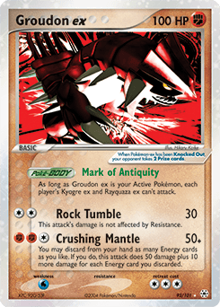 Groudon ex - Holofoil