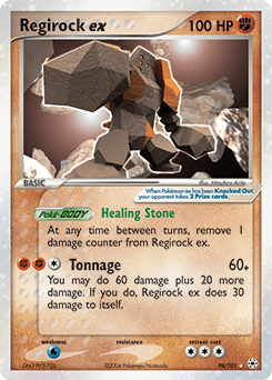 Regirock ex - Holofoil