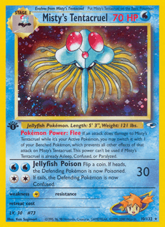 Misty's Tentacruel - Unlimited Holofoil