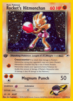 Rocket's Hitmonchan - Unlimited Holofoil