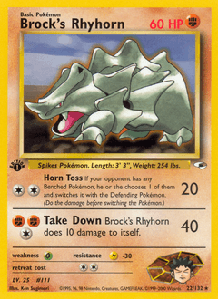 Brock's Rhyhorn - Normal