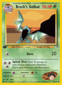 Brock's Golbat - Normal