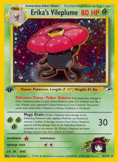 Erika's Vileplume - Unlimited Holofoil