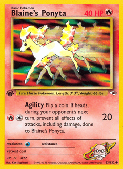 Blaine's Ponyta - Normal
