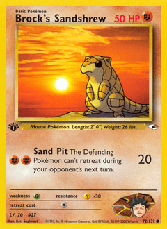 Brock's Sandshrew - Normal