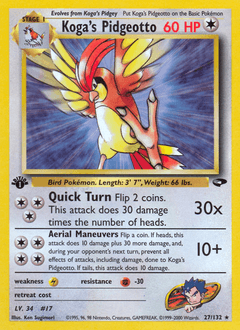 Koga's Pidgeotto - Normal