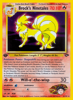 Brock's Ninetales - Unlimited Holofoil