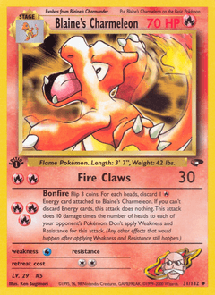 Blaine's Charmeleon - Normal