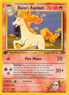 Blaine's Rapidash - Normal