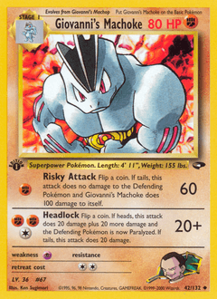 Giovanni's Machoke - Normal
