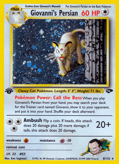 Giovanni's Persian - Unlimited Holofoil