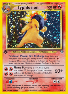 Typhlosion - Unlimited Holofoil