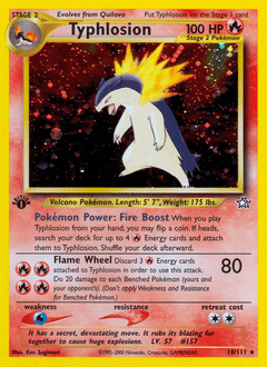 Typhlosion - Unlimited Holofoil