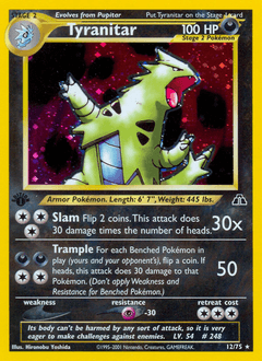 Tyranitar - Unlimited Holofoil