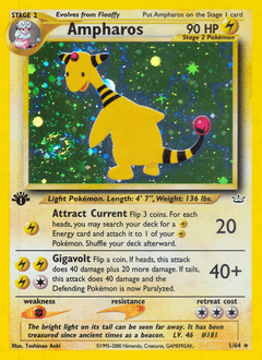 Ampharos - Unlimited Holofoil