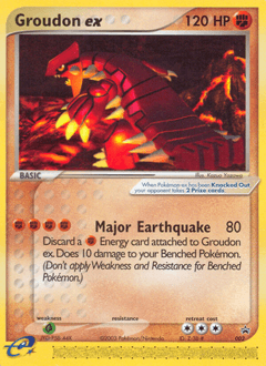 Groudon ex - Normal