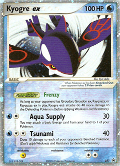 Kyogre ex - Holofoil