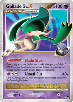 Gallade E4 LV.X - Holofoil
