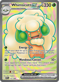 Whimsicott ex - Holofoil