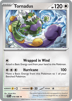Tornadus - Reverse Holofoil