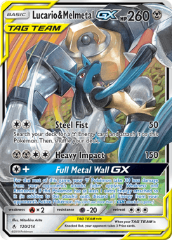 Lucario & Melmetal-GX - Holofoil
